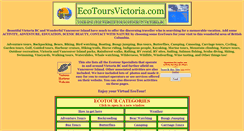 Desktop Screenshot of ecotoursvictoria.com